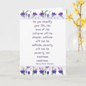 De Bloemen van de Krokus van de Lente van het Kaart (Gele Bloem)