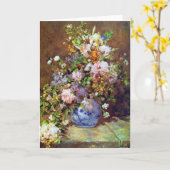 De Bloemen van de lente door Renoir Kaart (Gele Bloem)