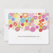 De Bloemen van de Lente van de Zomer van het Kaart (Achterkant)