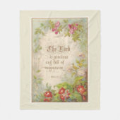 De Bloemen van de Schrift Greenery  Antiek Fleece Deken (Voorkant)