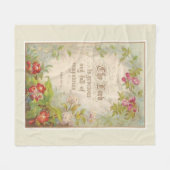 De Bloemen van de Schrift Greenery  Antiek Fleece Deken (Voorkant (Horizontaal))