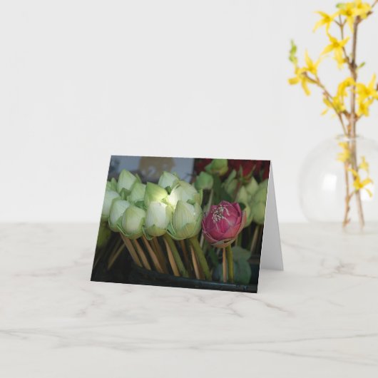 De Bloemen van de tempel Kaart (Gele Bloem)