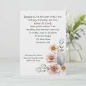 De bloemen van de Vernieuwing van de Wit op wit Kaart (Staand voorkant)