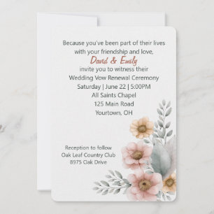 De bloemen van de Vernieuwing van de Wit op wit Kaart