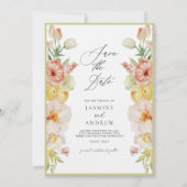 De Bloemen van het deeg in Blush en Perk sparen de Kaart (Voorkant)