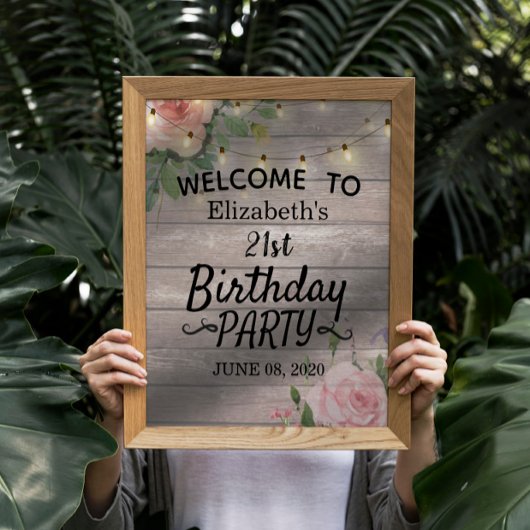 De bloemen van het Hood van de Partij van de geboo Poster