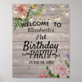 De bloemen van het Hood van de Partij van de geboo Poster (Voorkant)