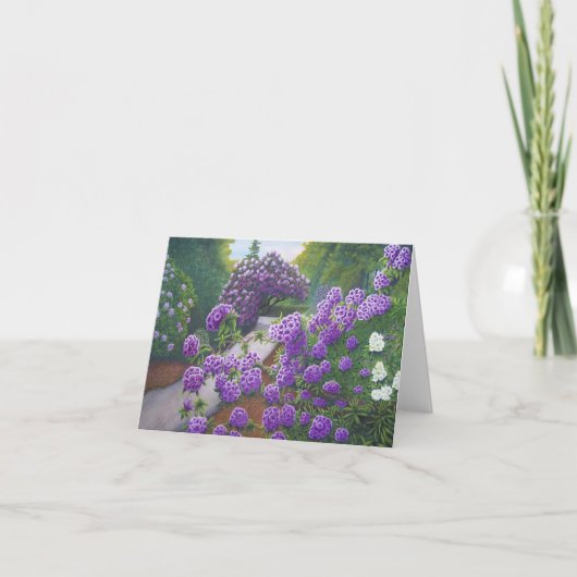 De Bloemen van het Park van het hoogland Kaart (Voorkant)