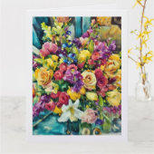 De bloemen van Marla .... kaart (Gele Bloem)