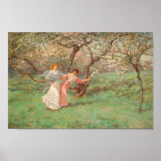 De bloemen van mei van William John Hennessy Poster (Voorkant)