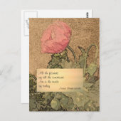 De bloemen van morgen briefkaart (Voorkant / Achterkant)