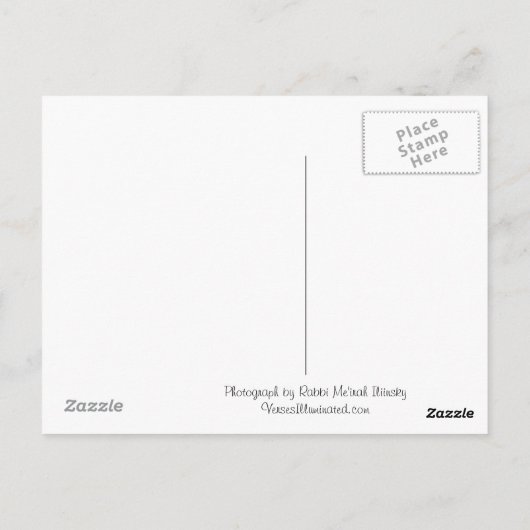 De bloemen van morgen briefkaart (Achterkant)