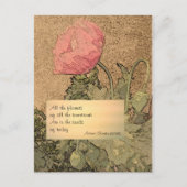 De bloemen van morgen briefkaart (Voorkant)