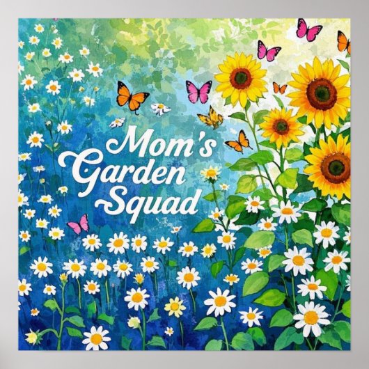 De bloemen van Mother's Garden Squad Poster (Voorkant)