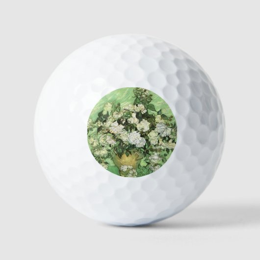 De bloemen van Van Gogh in de vaas Golfballen (Voorkant)