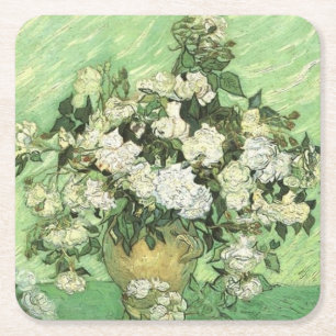 De bloemen van Van Gogh in de vaas Kartonnen Onderzetters