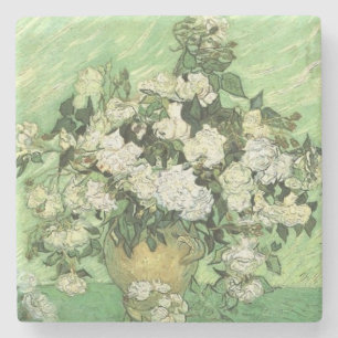 De bloemen van Van Gogh in de vaas Stenen Onderzetter