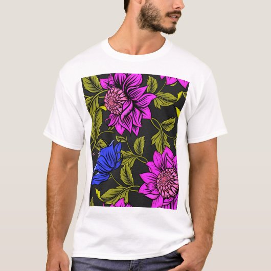 De bloemen verrassing t-shirt (Voorkant)