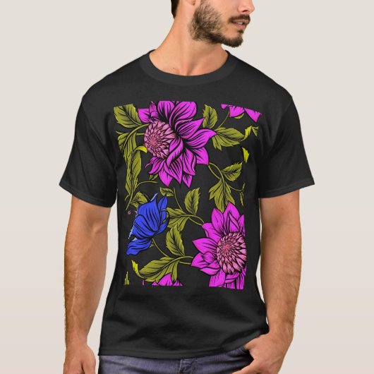 De bloemen verrassing t-shirt (Voorkant)