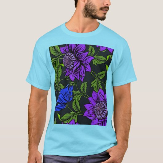 De bloemen verrassing t-shirt (Voorkant)