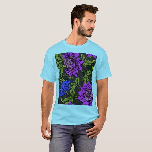 De bloemen verrassing t-shirt (Voorkant volledig)