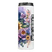 De bloemendroom van een Whippet Thermosbeker (Achterkant)