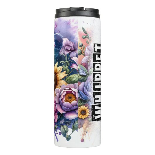 De bloemendroom van een Whippet Thermosbeker (Achterkant)