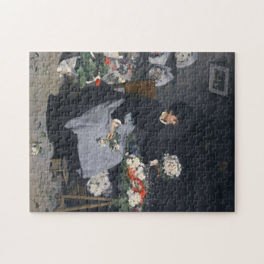 De bloemenhandelaar | Victor Gabriel Gilbert Legpuzzel (Horizontaal)