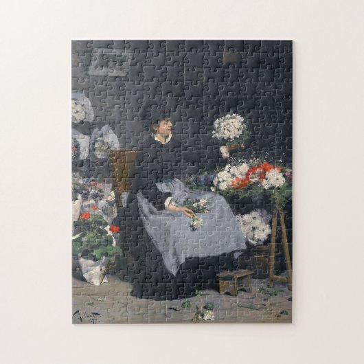 De bloemenhandelaar | Victor Gabriel Gilbert Legpuzzel (Verticaal)