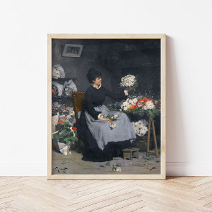 De bloemenhandelaar   Victor Gabriel Gilbert Poster