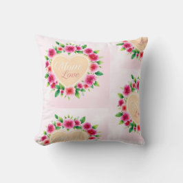 De bloemenhart van mama omhelzen kussen