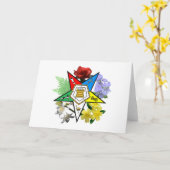 De BloemenKaart van het Embleem OES Kaart (Gele Bloem)