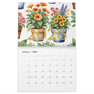 De Bloemenkalender 2026 Kalender