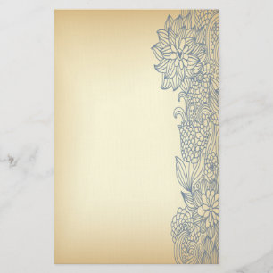 De BloemenKantoorbehoeften van het Verre Oosten Briefpapier