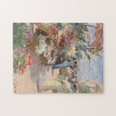 De bloemenmarkt | Victor Gabriel Gilbert Legpuzzel (Horizontaal)