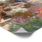 De bloemenmarkt | Victor Gabriel Gilbert Poster (Hoek)