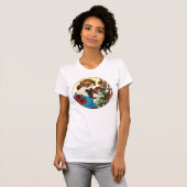 De bloemenmeid t-shirt (Voorkant volledig)