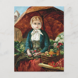 De Bloemenmeisje Briefkaart