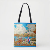 De Bloemenmeisje Canvas tas (Voorkant)