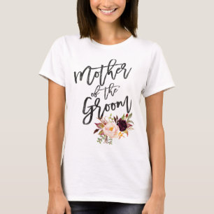 De Bloemenmoeder van Bourgondië van de marsala va T-shirt