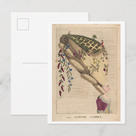 De Bloementuin 1 mei 1777 Briefkaart (Voorkant / Achterkant)