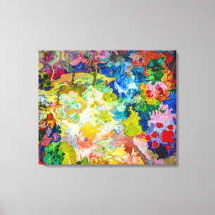 De bloementuin   Carl Lohse   Canvas Afdruk