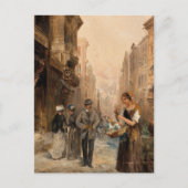 De Bloemenverkoper – Emil Barbarini Briefkaart (Voorkant)