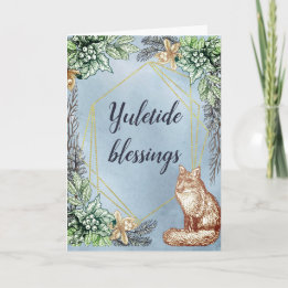 De BloemenVos van de Zonnestilstand van de winter Kaart