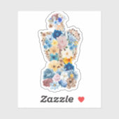 De Bloemenvrouw Art Sticker (Vel)