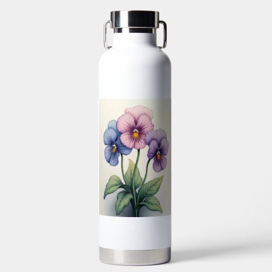 De bloemenwaterflessen waterfles (Voorkant)