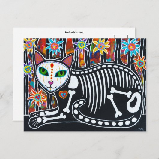 De bloemtuin briefkaart (Voorkant / Achterkant)