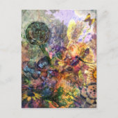 De bloemtuin briefkaart (Voorkant)