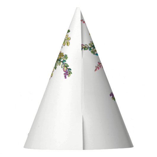 De bloemtuin feesthoedjes (Achterkant)