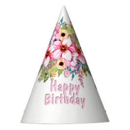 De bloemtuin feesthoedjes